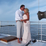 orange beach wedding sailing cruise