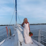 wedding on sailboat in gulf shores